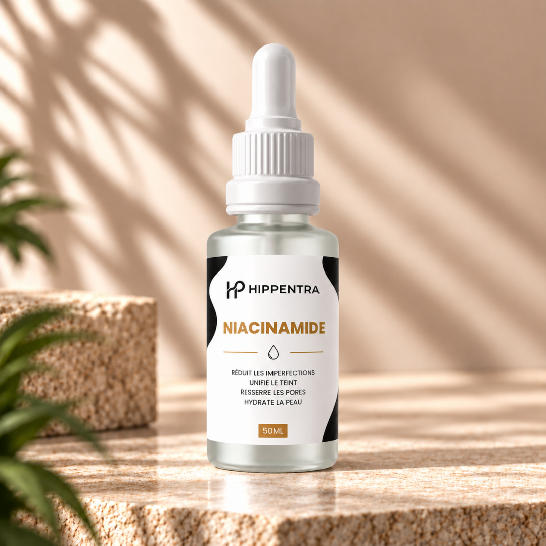 HIPPENTRA® Sérum Niacinamide – Éclat, Hydratation & Teint Uniforme – 50 ml