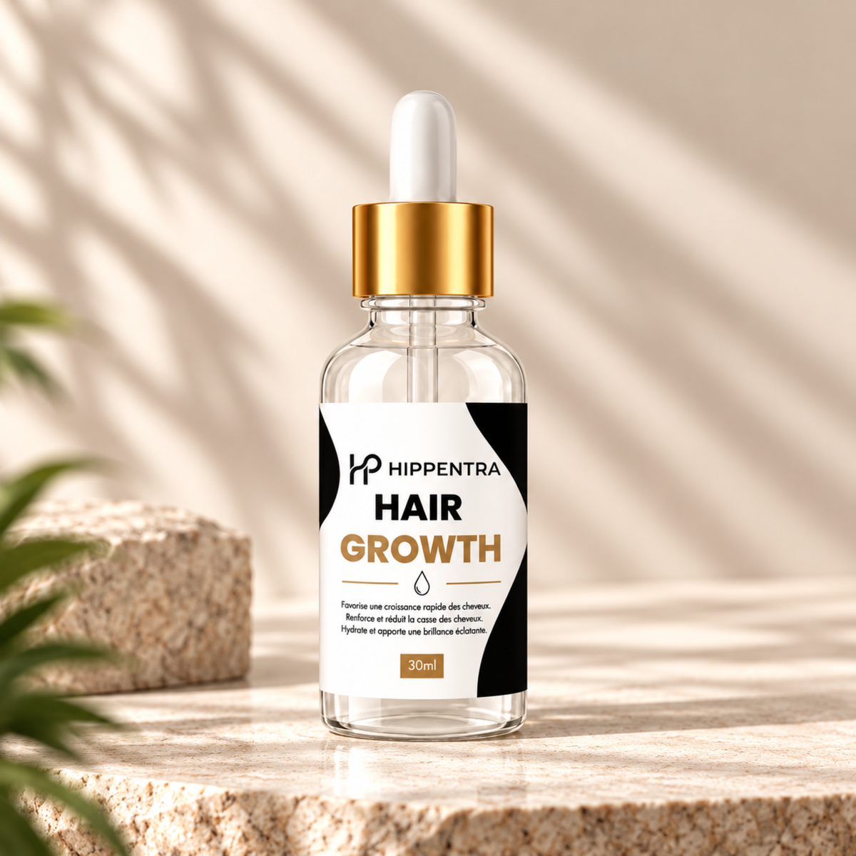 HIPPENTRA® Hair Growth Oil – Huile de Croissance Capillaire – 30ML