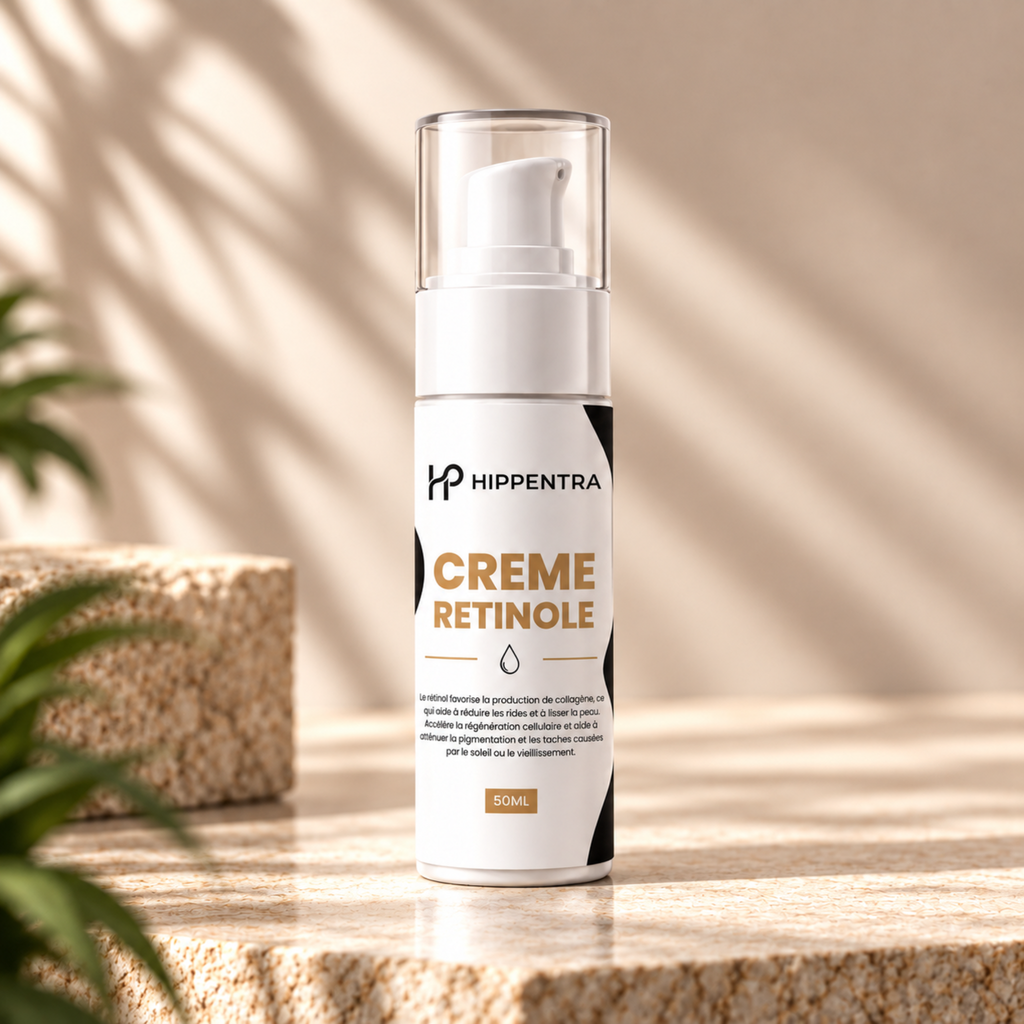 HIPPENTRA® Crème Rétinol – Soin Anti-Âge & Éclat – 50 ml