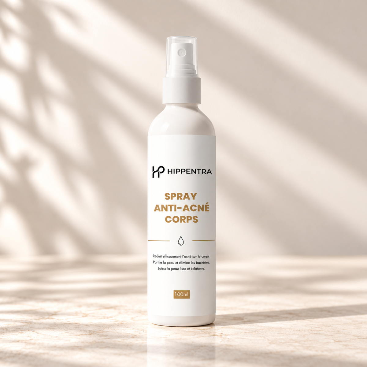HIPPENTRA® Spray Anti-Acné Corps – Soin Purifiant – 100 ml