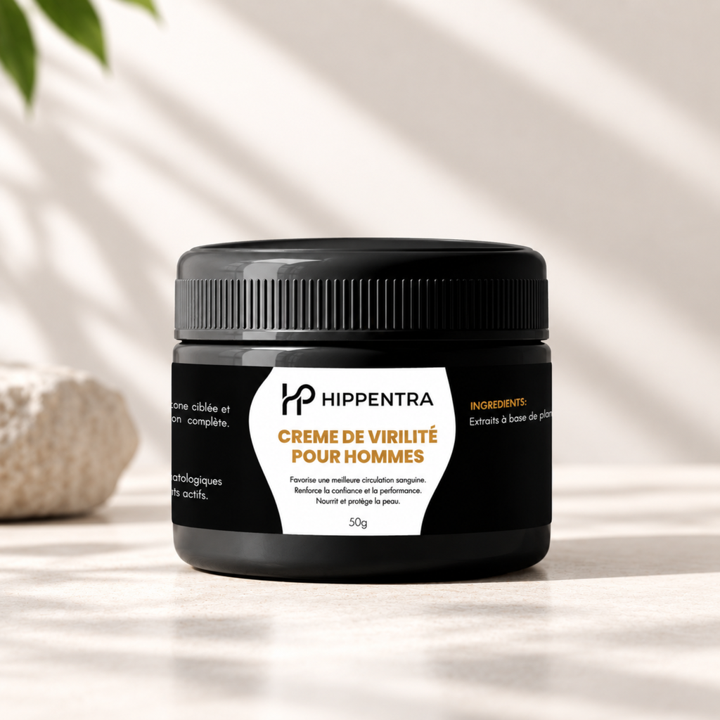 HIPPENTRA® Crème Soin & Confort Masculin – 50 g
