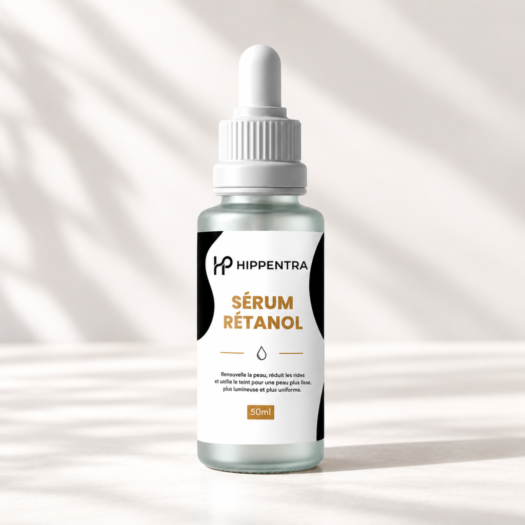 HIPPENTRA® Sérum Rétinol – Soin Anti-Âge & Éclat – 50 ml