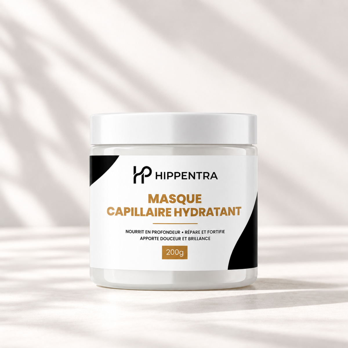 HIPPENTRA® Masque Capillaire Hydratant & Réparateur – 200 g