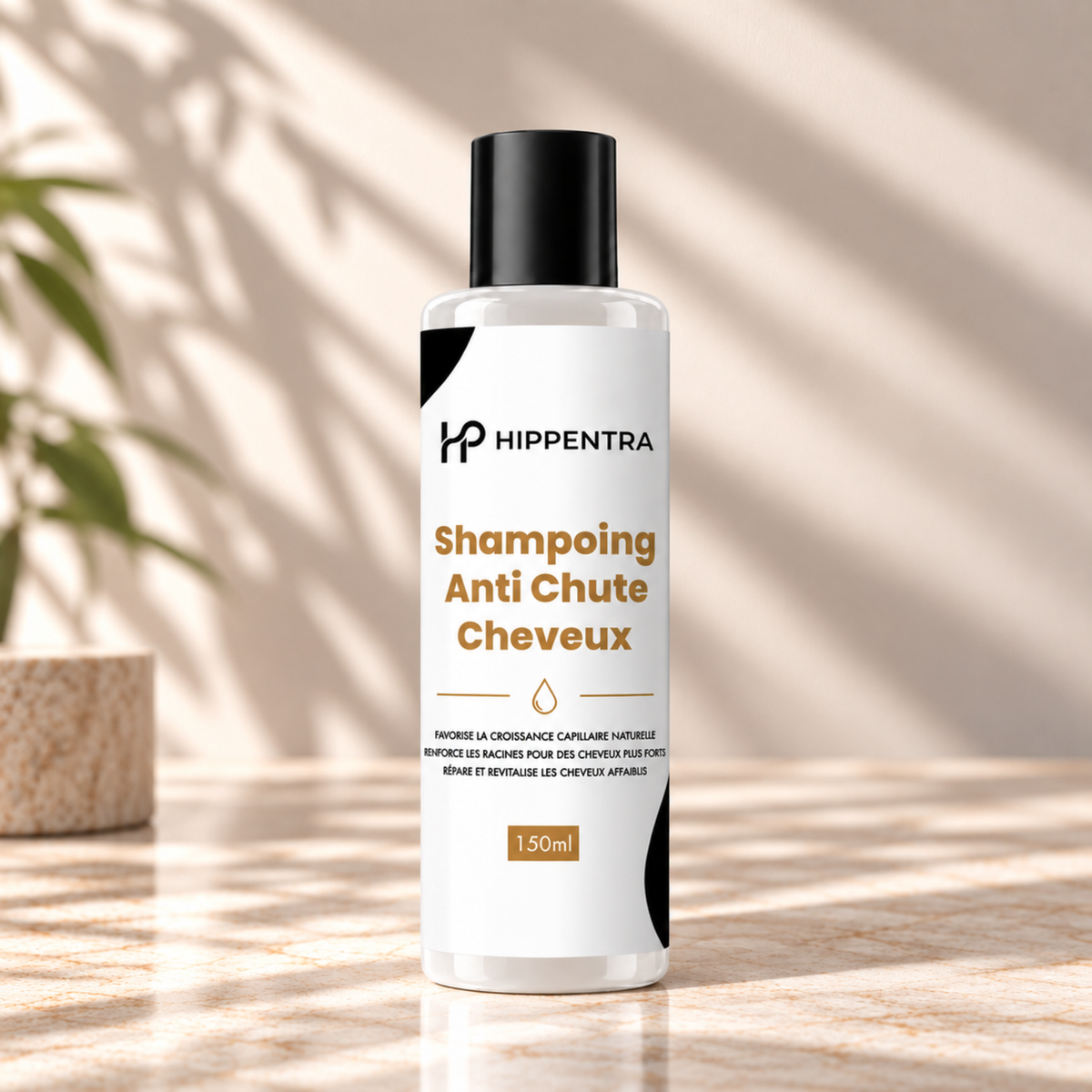 HIPPENTRA® Shampoing Anti-Chute & Fortifiant – 150 ml