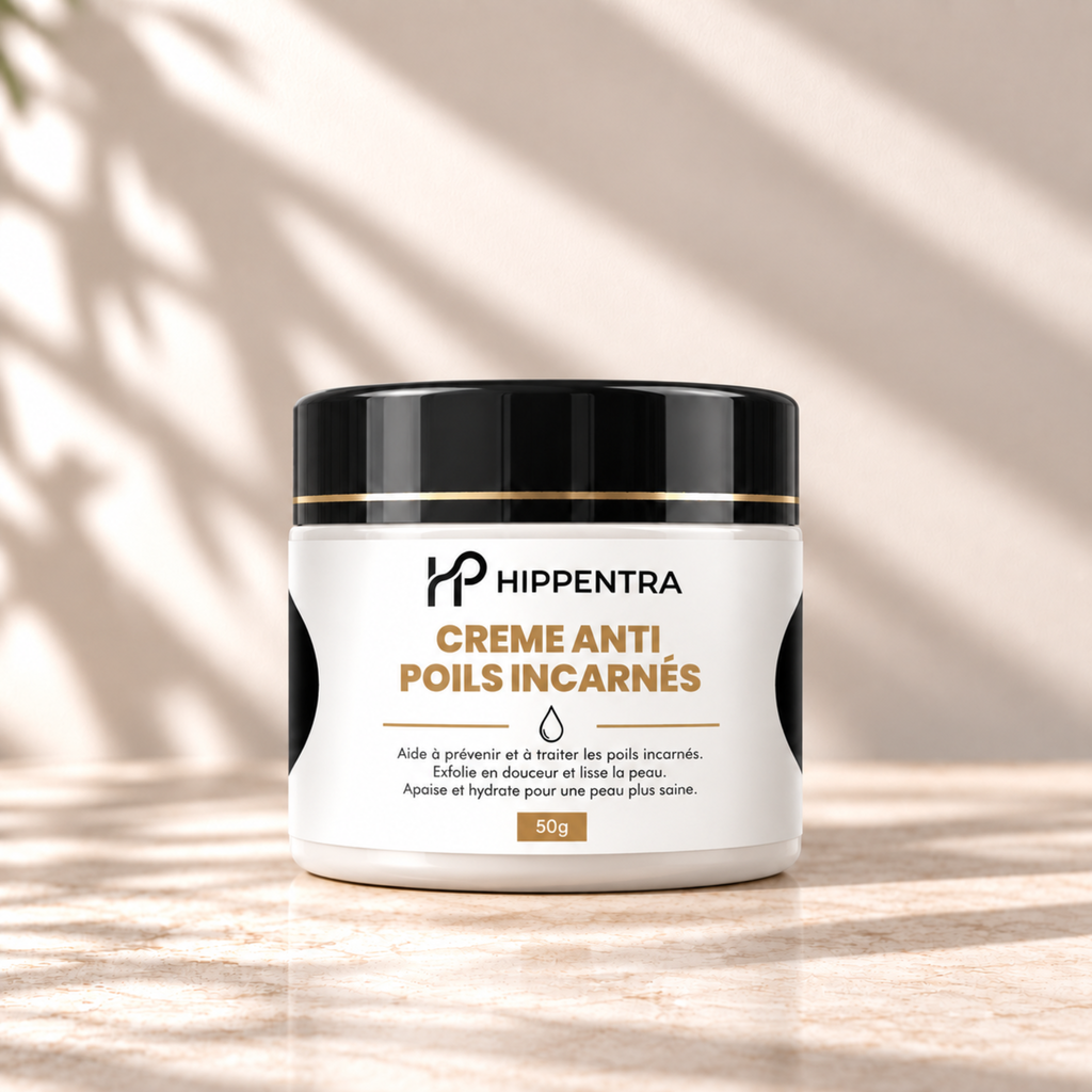 HIPPENTRA® Crème Anti-Poils Incarnés – 50 g
