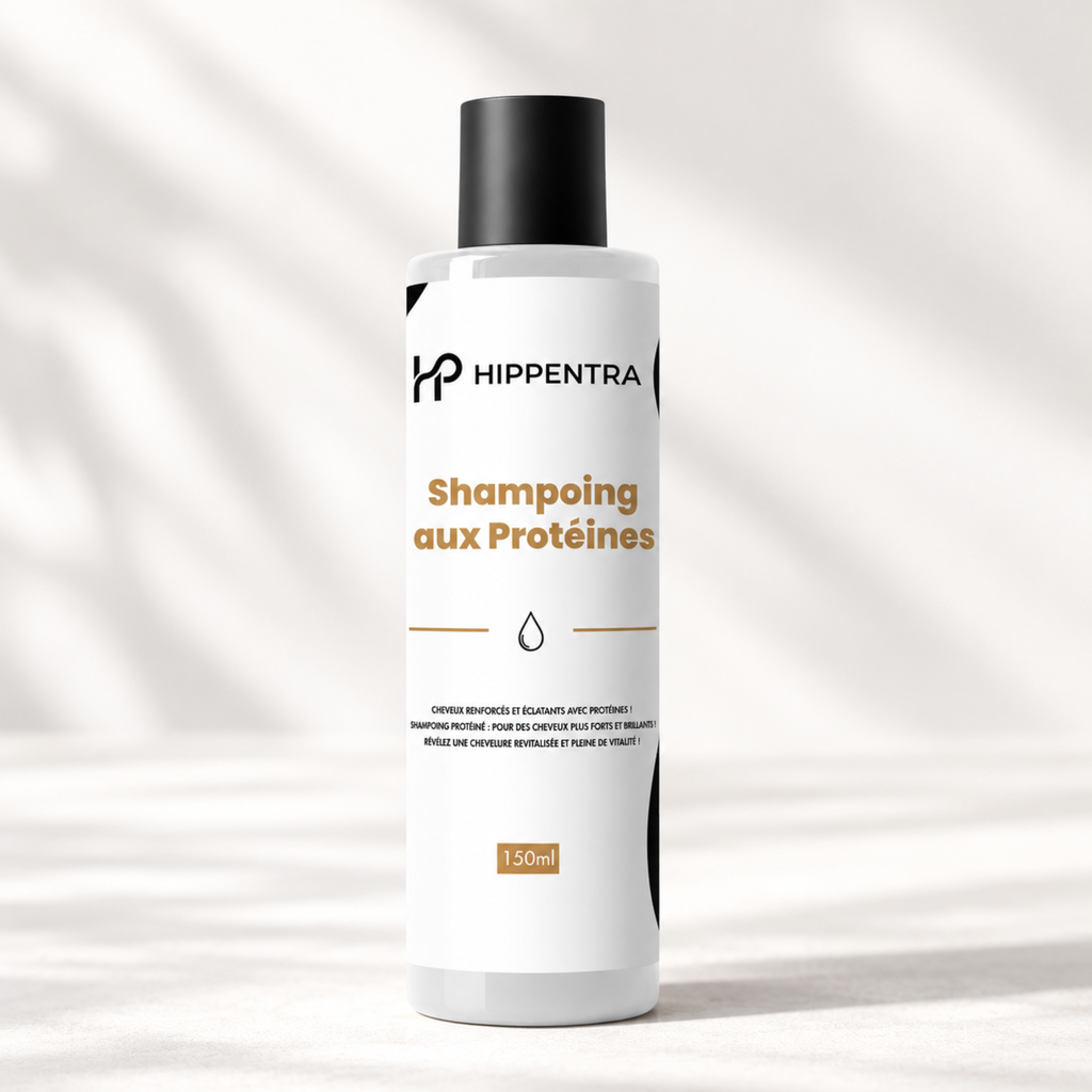 HIPPENTRA® Shampoing aux Protéines – Cheveux Forts & Brillants – 150 ml