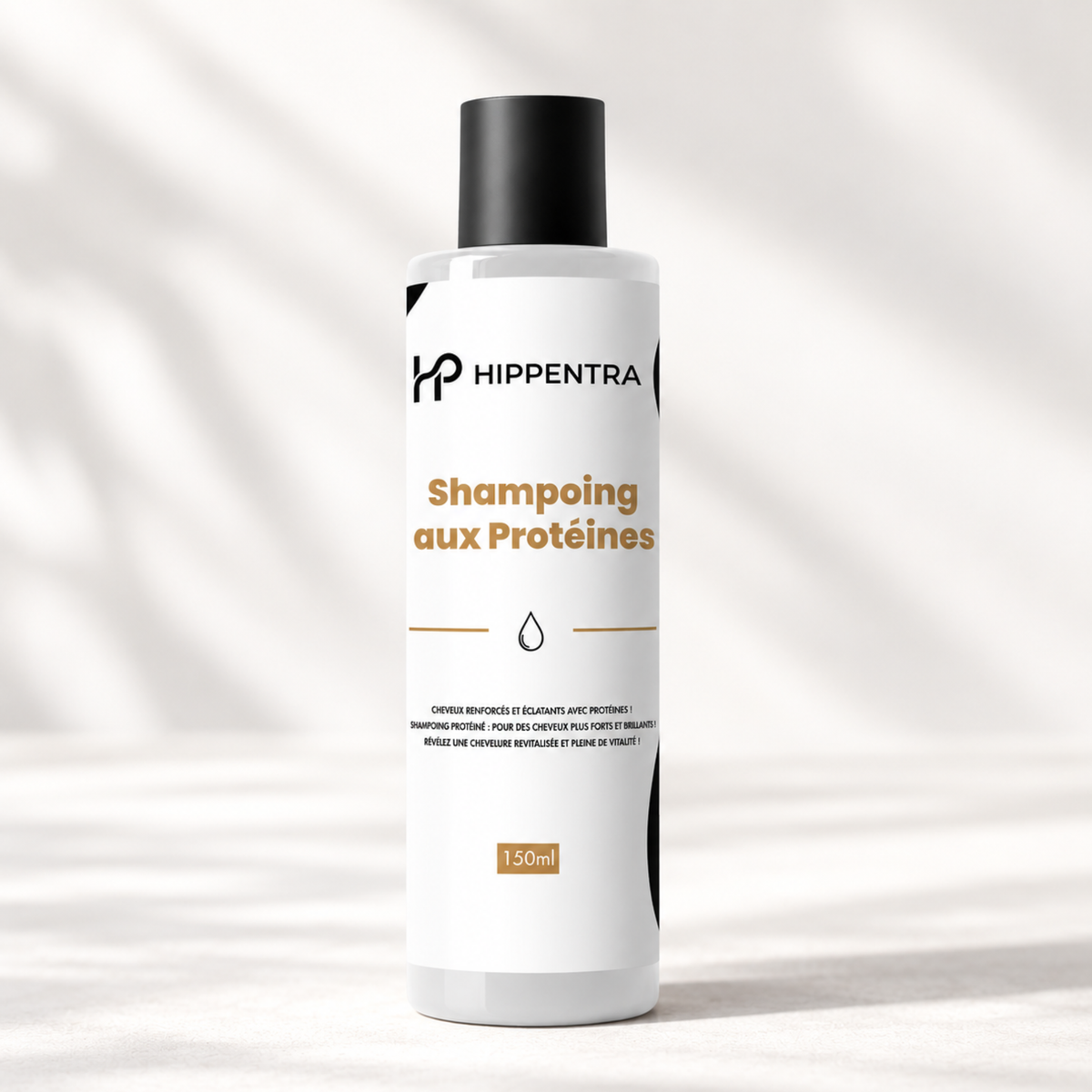 HIPPENTRA® Shampoing aux Protéines – Cheveux Forts & Brillants – 150 ml