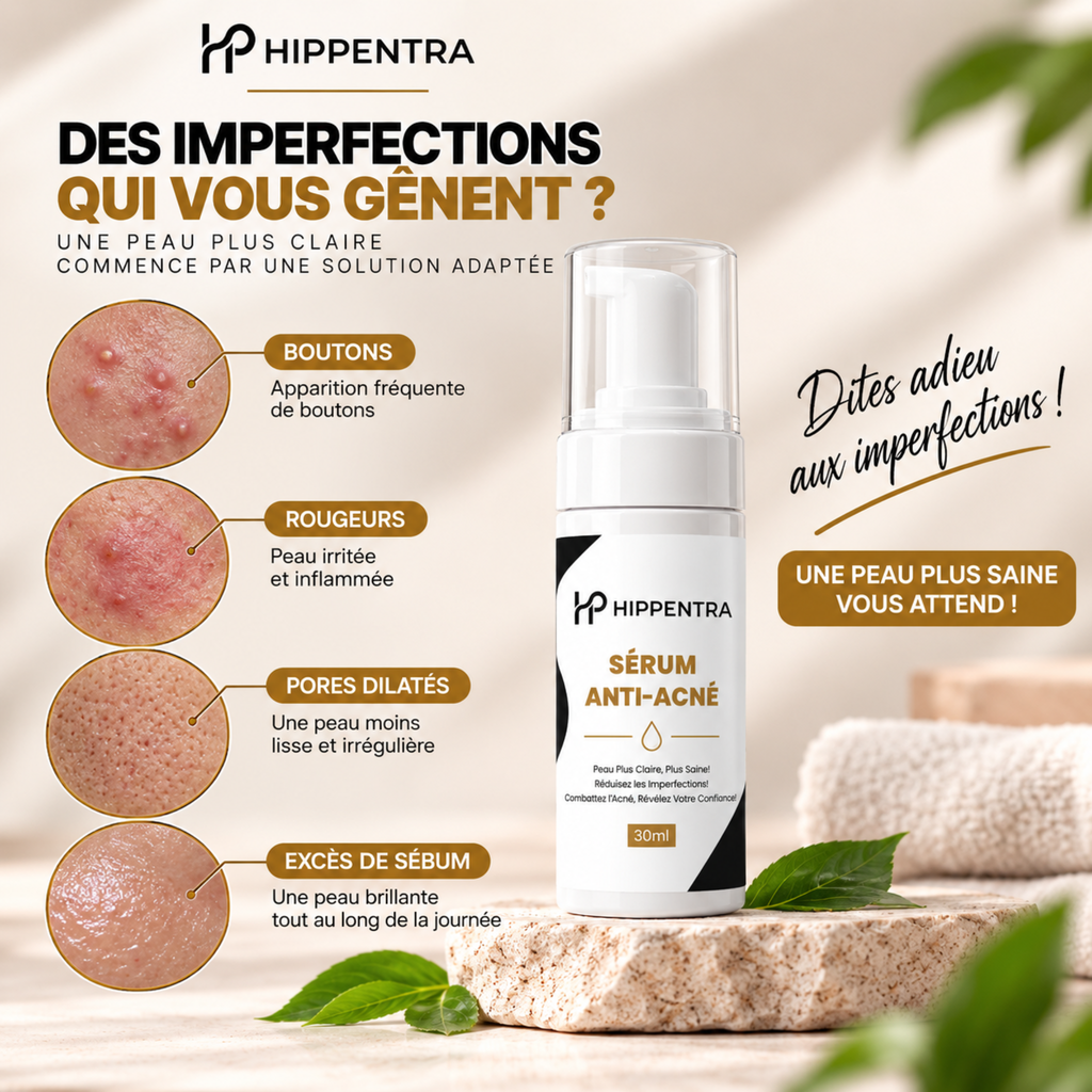 HIPPENTRA® Sérum Anti-Acné – 30 ml