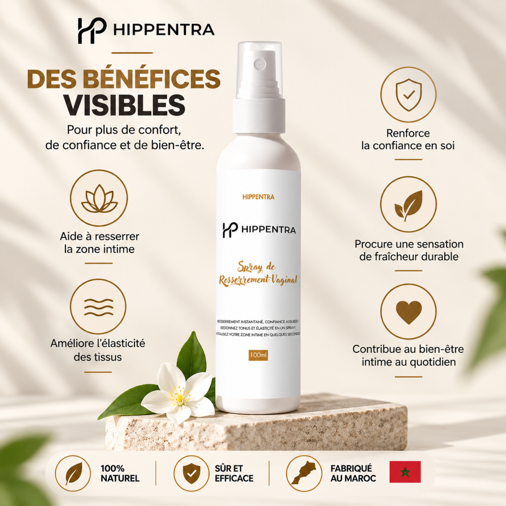 HIPPENTRA® Spray Soin & Confort Intime – 100 ml