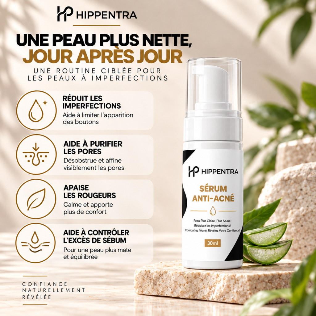 HIPPENTRA® Sérum Anti-Acné – 30 ml
