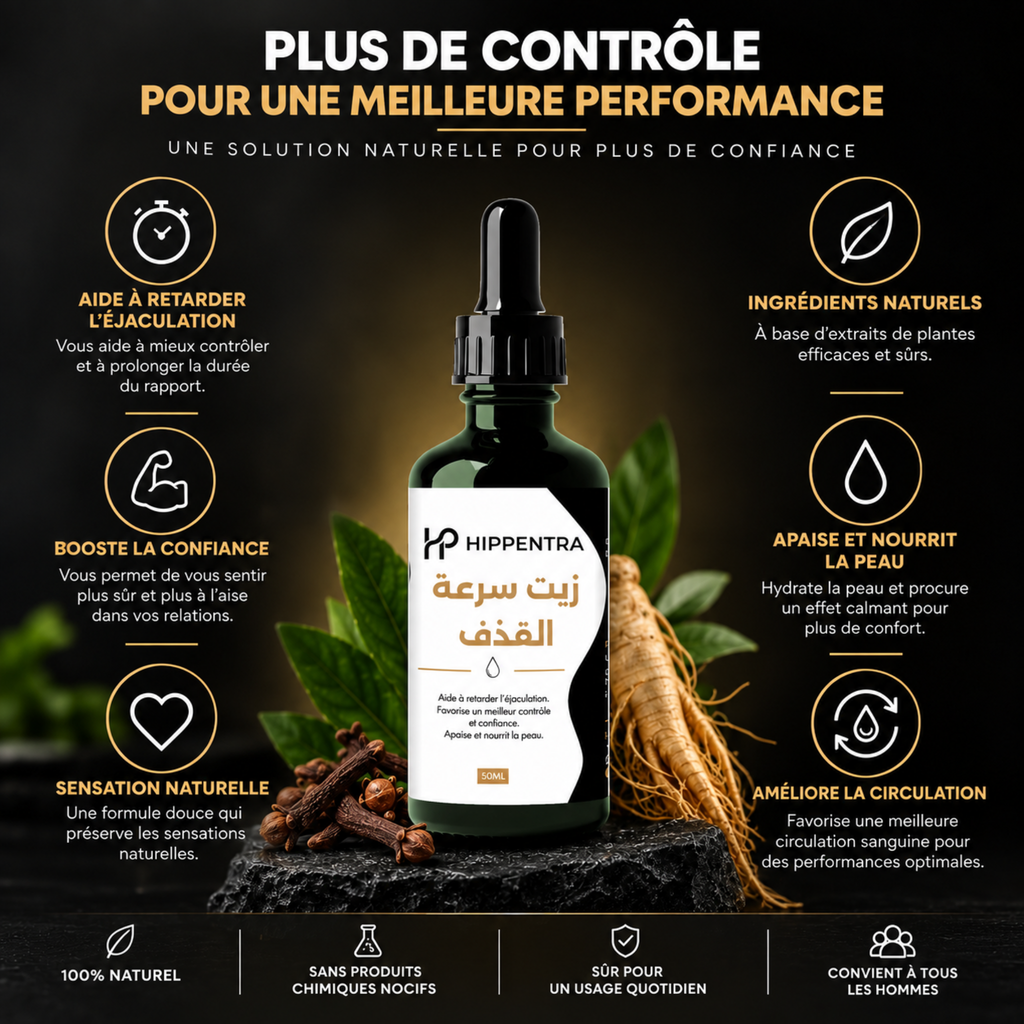 HIPPENTRA® Huile Intime – Soin Confort & Bien-être – 50 ml