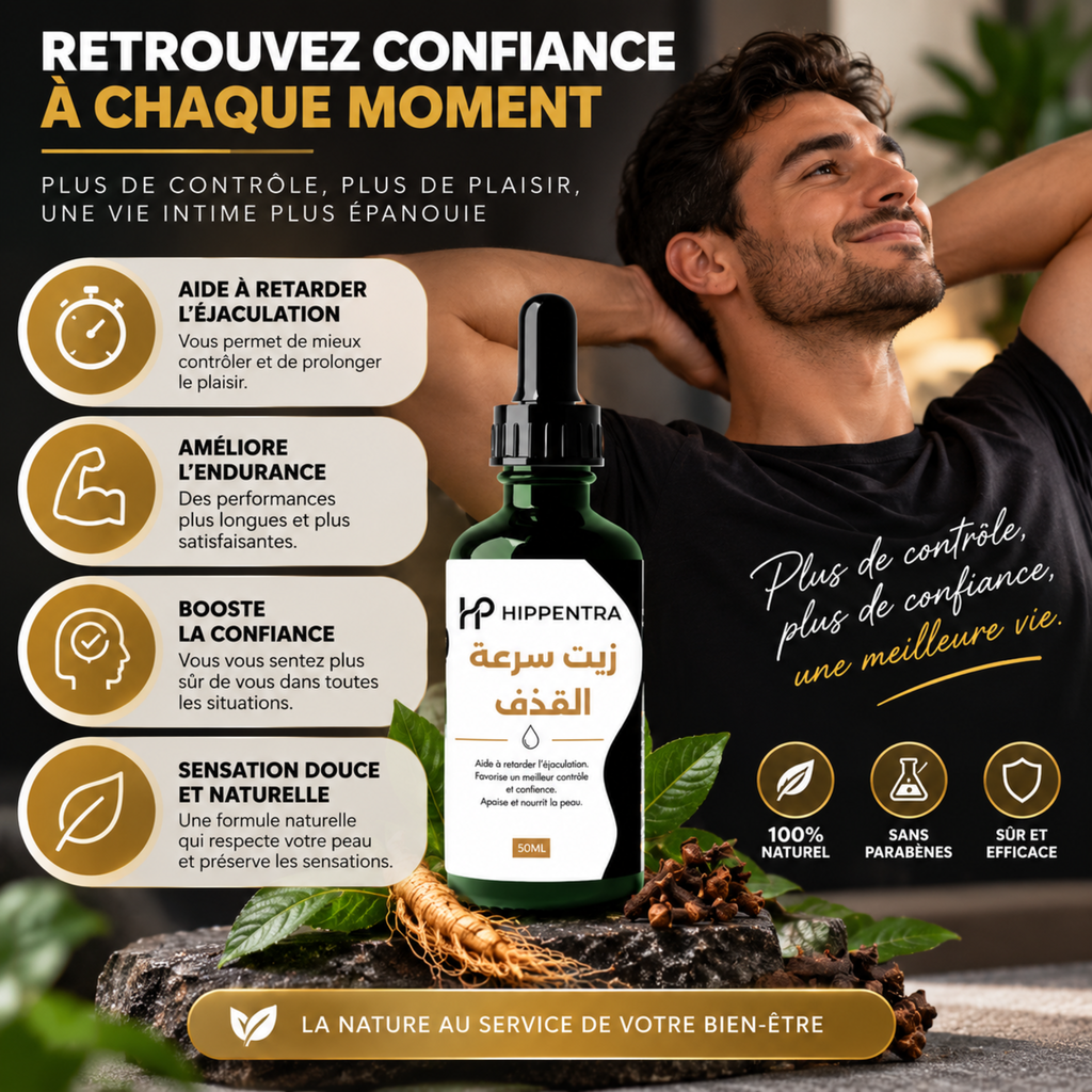 HIPPENTRA® Huile Intime – Soin Confort & Bien-être – 50 ml